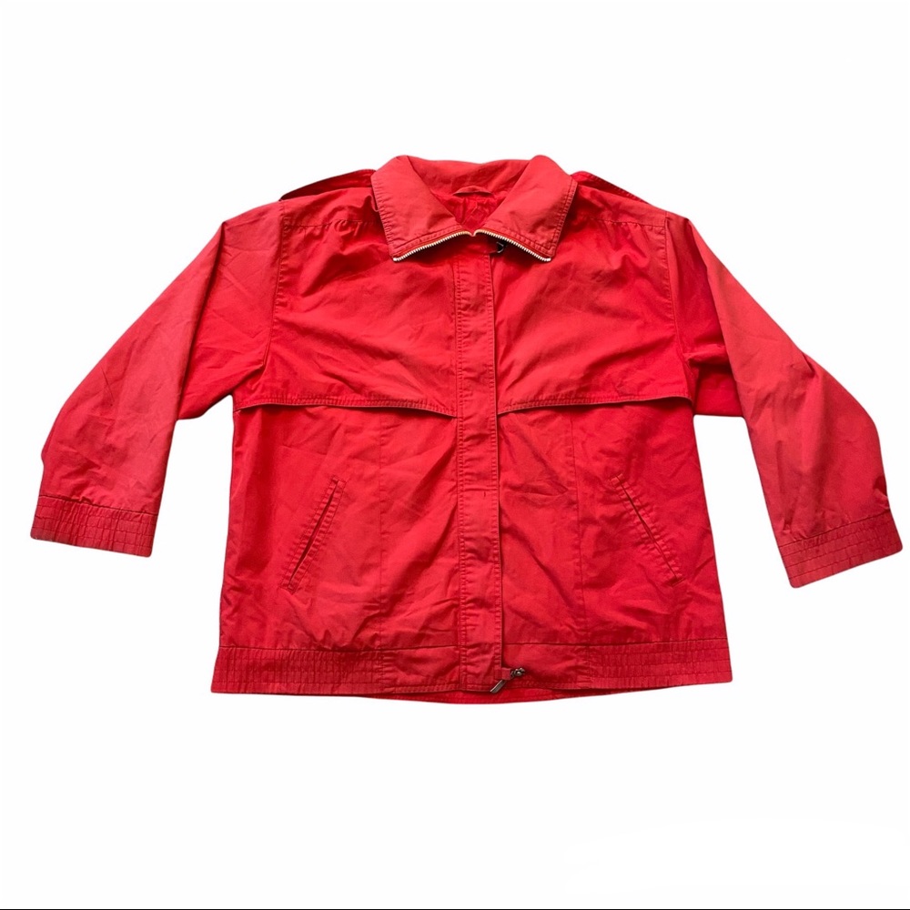 Bright coral jacket